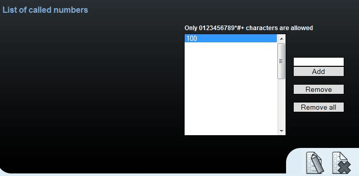 List of called numbers