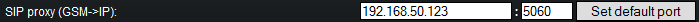 VoIP parameters